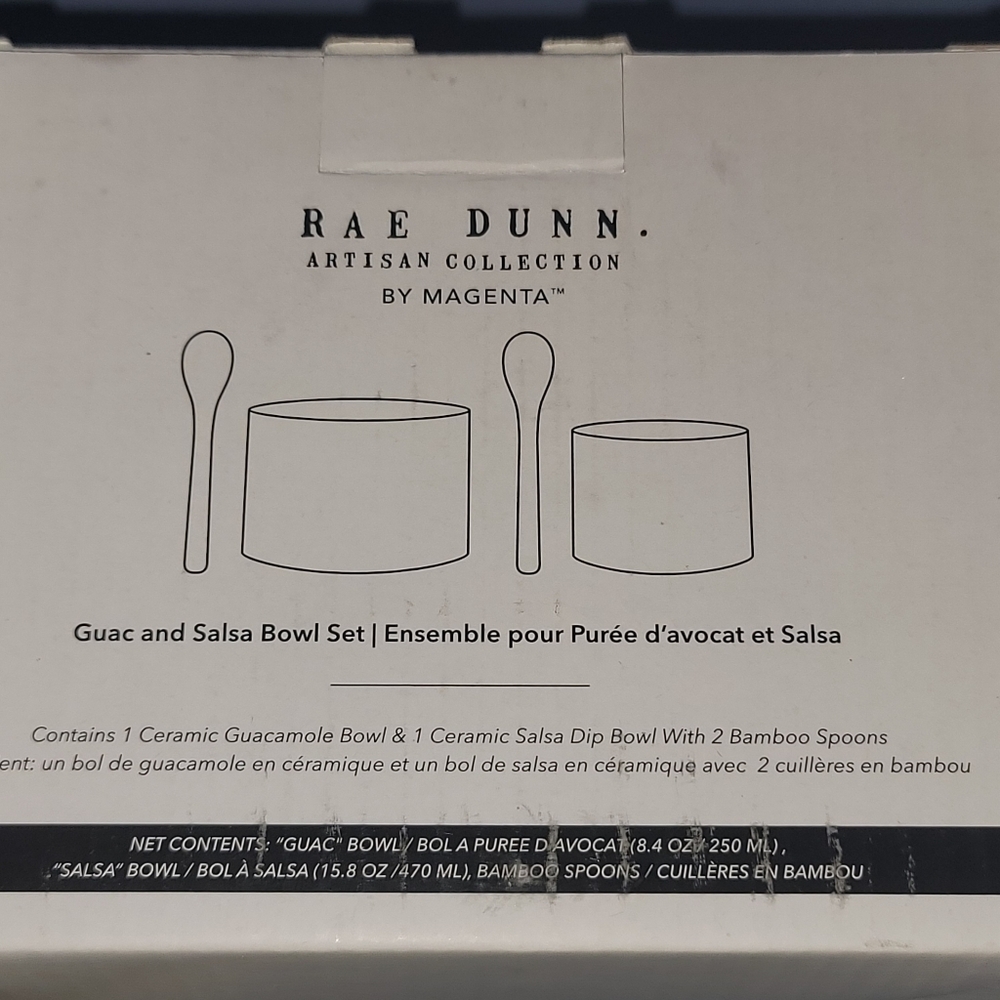 Rae Dunn Guc & Salsa set